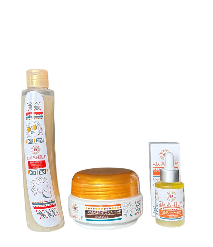 Kit Limpieza, Hidratación, Nutrición y Crecimiento 250 gr