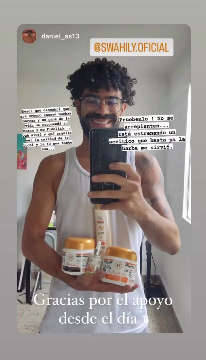 Mensaje de una clienta: muy contenta con la primera aplicada, se vio la buena calidad del producto.