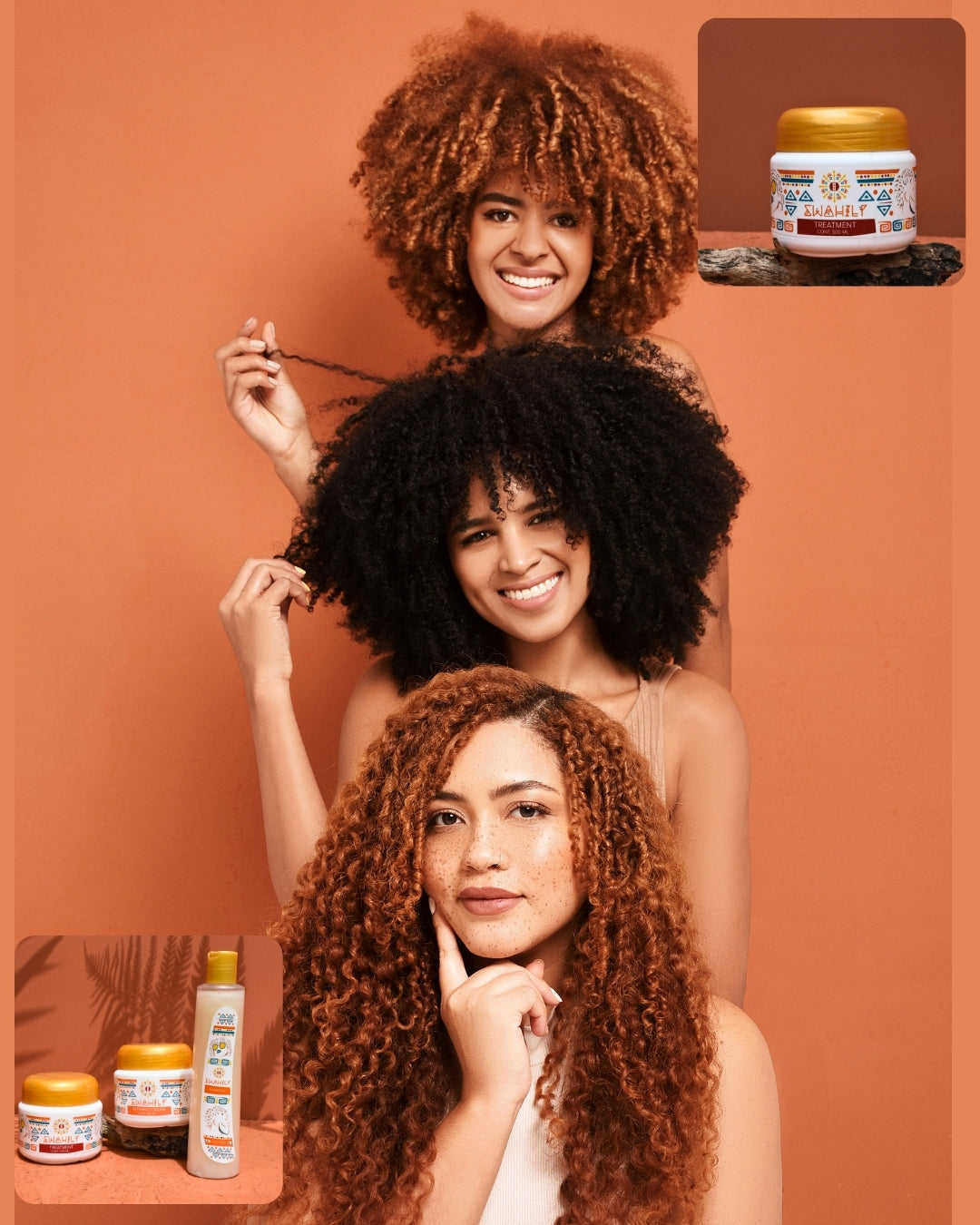 Resultados reales con Swahily — cabello rizado, crespo y afro